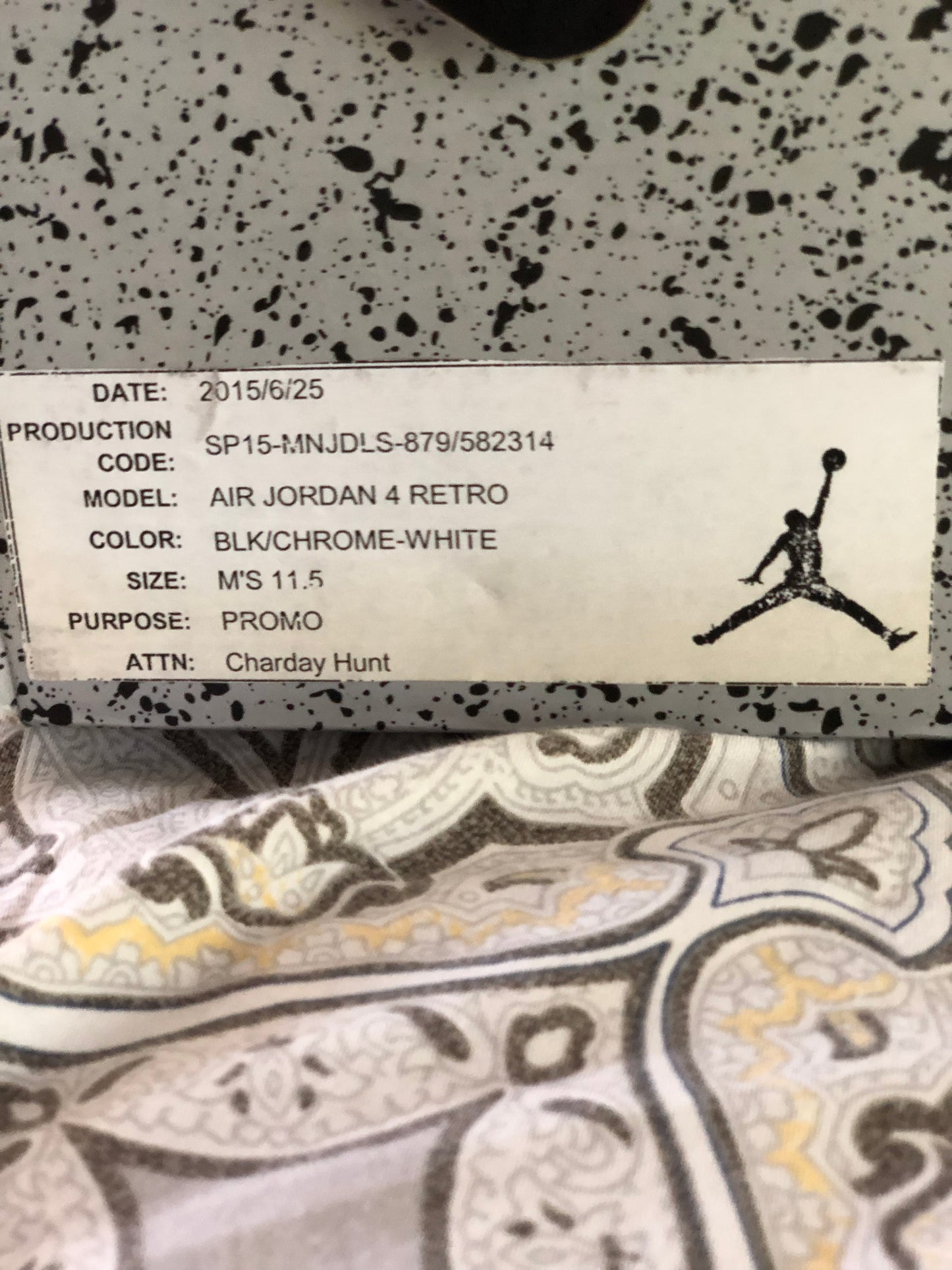 AIR JORDAN 4 'EMINEM X CARHARTT’ SIZE 11.5