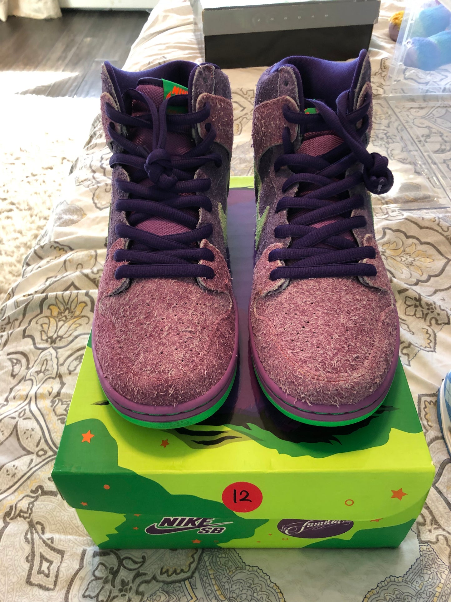 SB DUNK HIGH 'REVERSE SKUNK’ SIZE 12