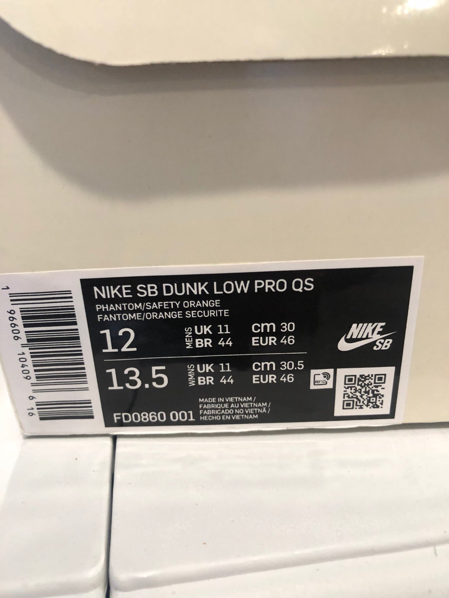SB DUNK LOW 'JARRITOS' SIZE 12