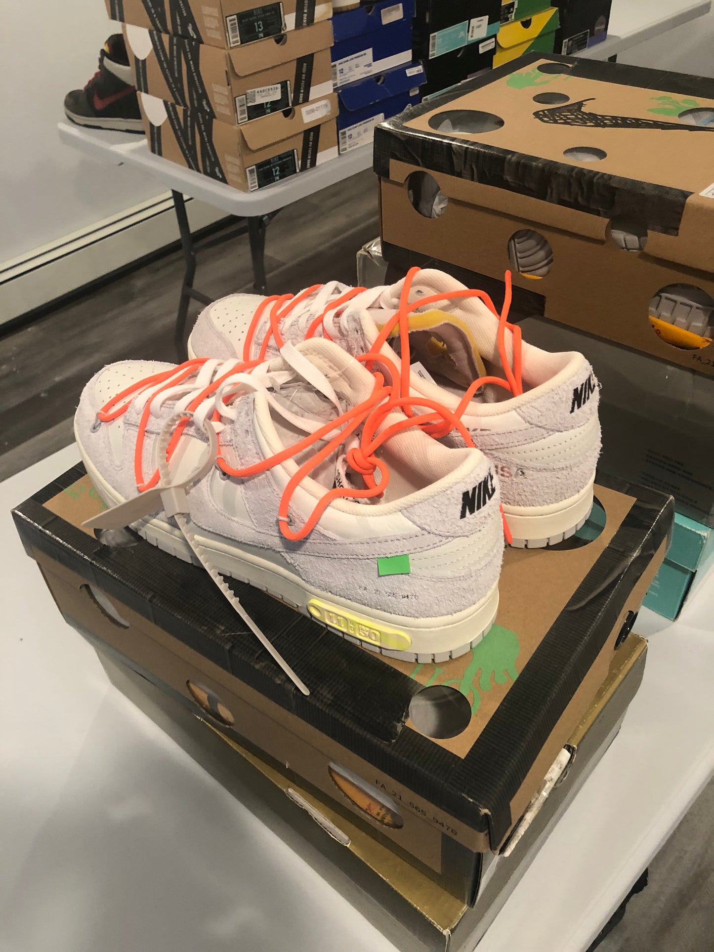 DUNK LOW x OFF-WHITE 'LOT 11' SIZE 12